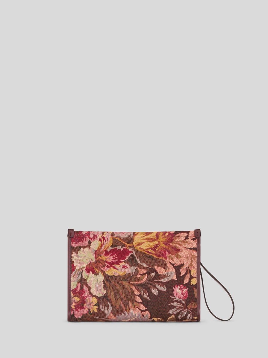 LARGE FLORAL POUCH - 3