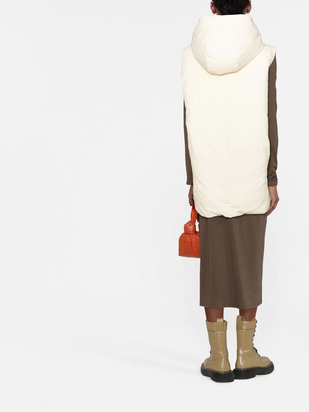 oversized padded gilet - 4