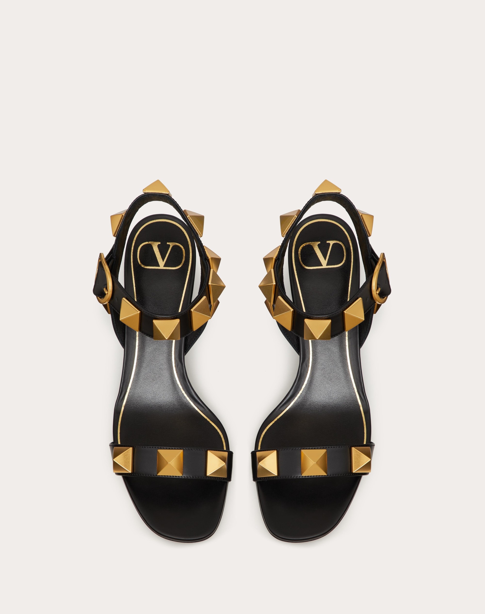 VALENTINO【関税込み＊送料無料】Roman Stud レザー サンダル Valentino Garavani ヴァレンティノ・ガラヴァーニ ローマン