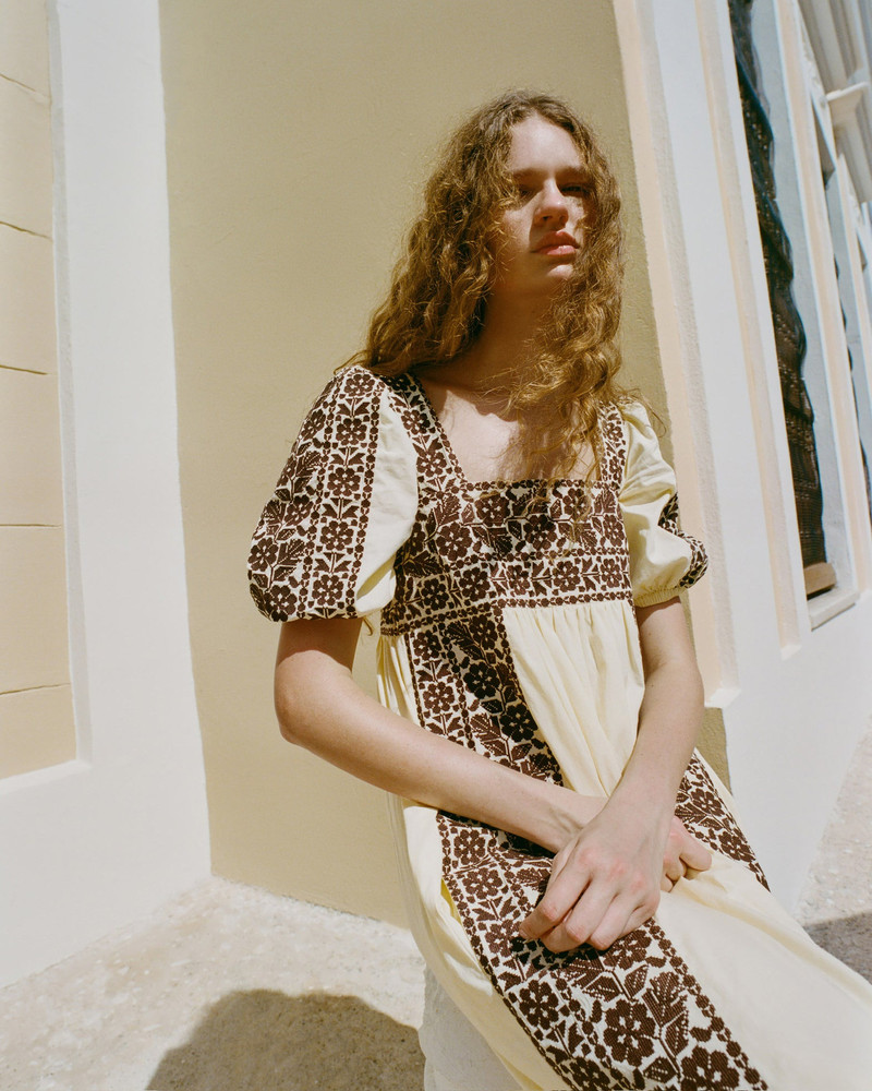Lotus Embroidered Dress 6