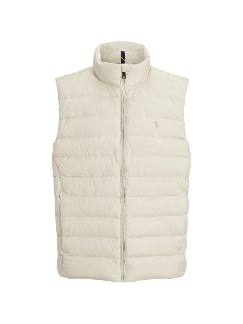 zip padded gilet - 1