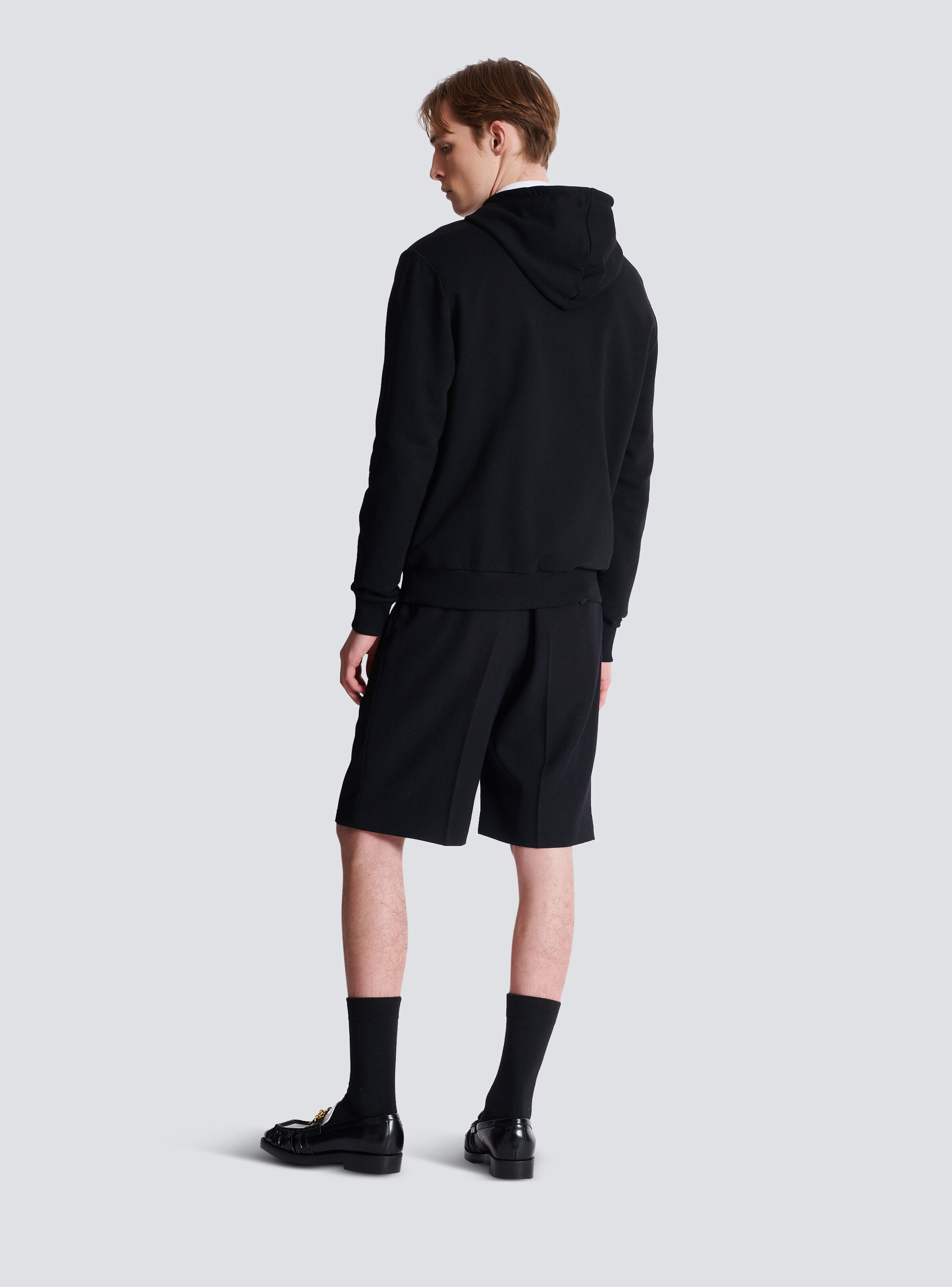 Printed Balmain Paris hoodie - 4