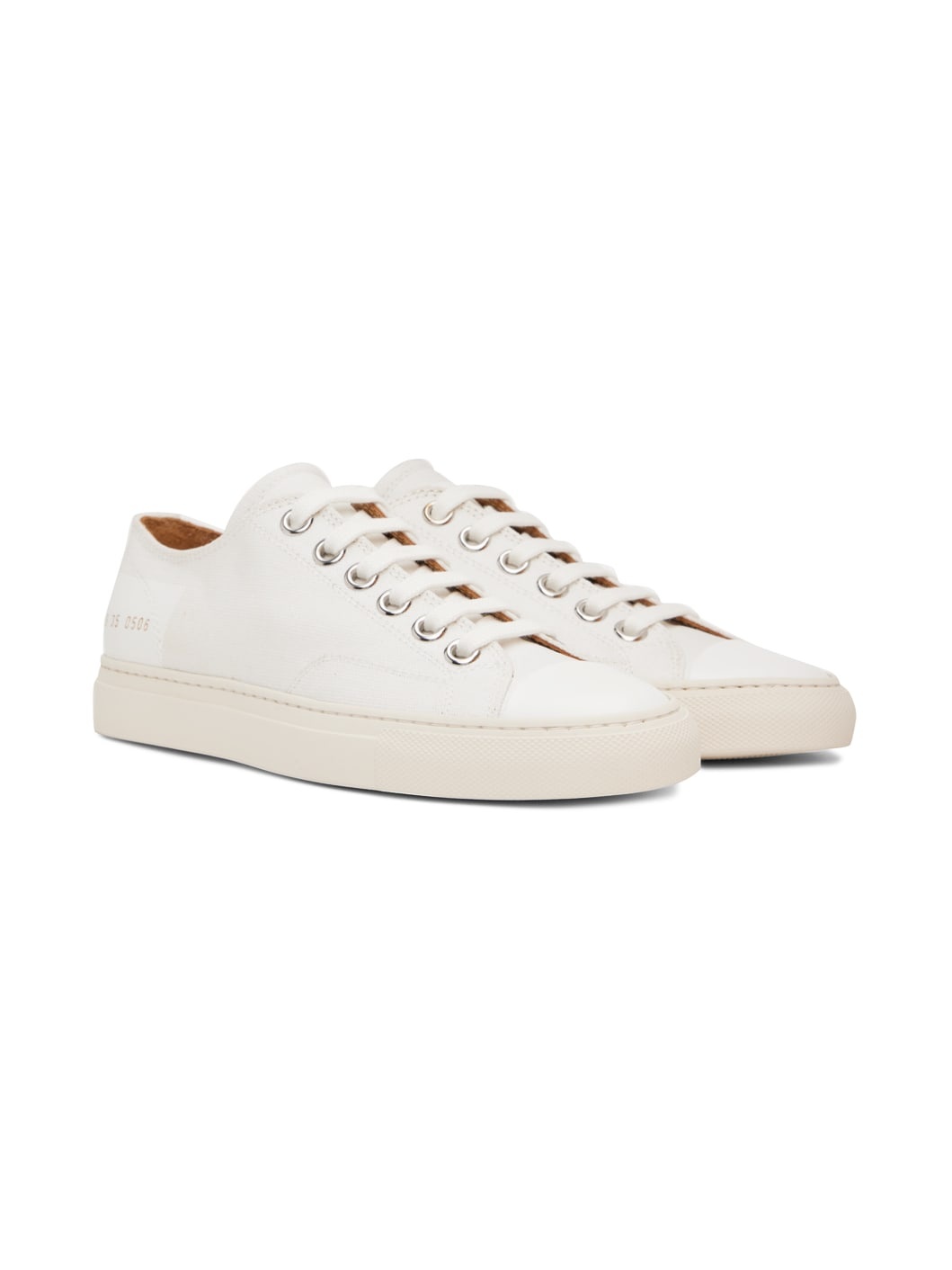 White Tournament Low Sneakers - 4