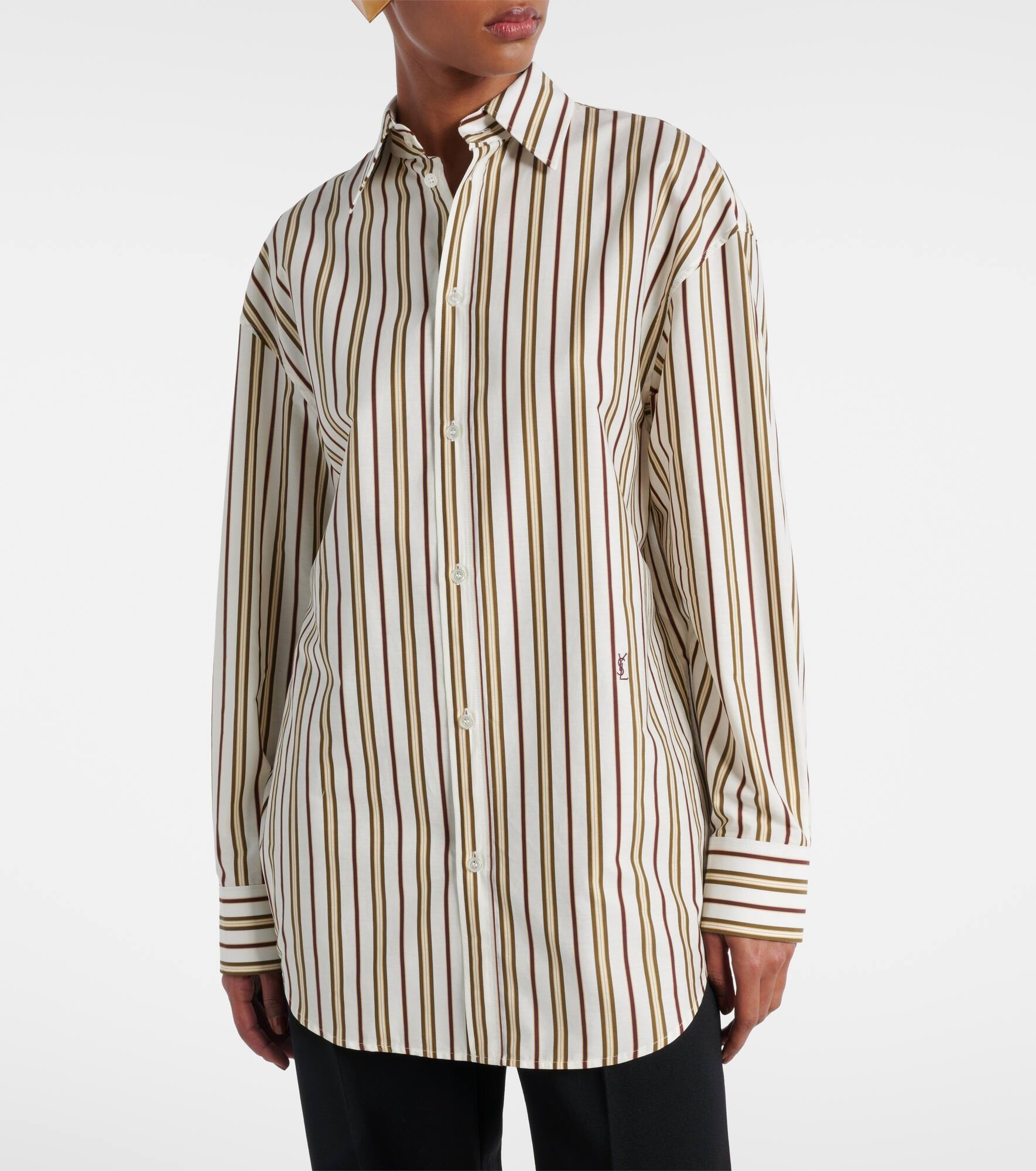 Cassandre striped cotton poplin shirt - 6