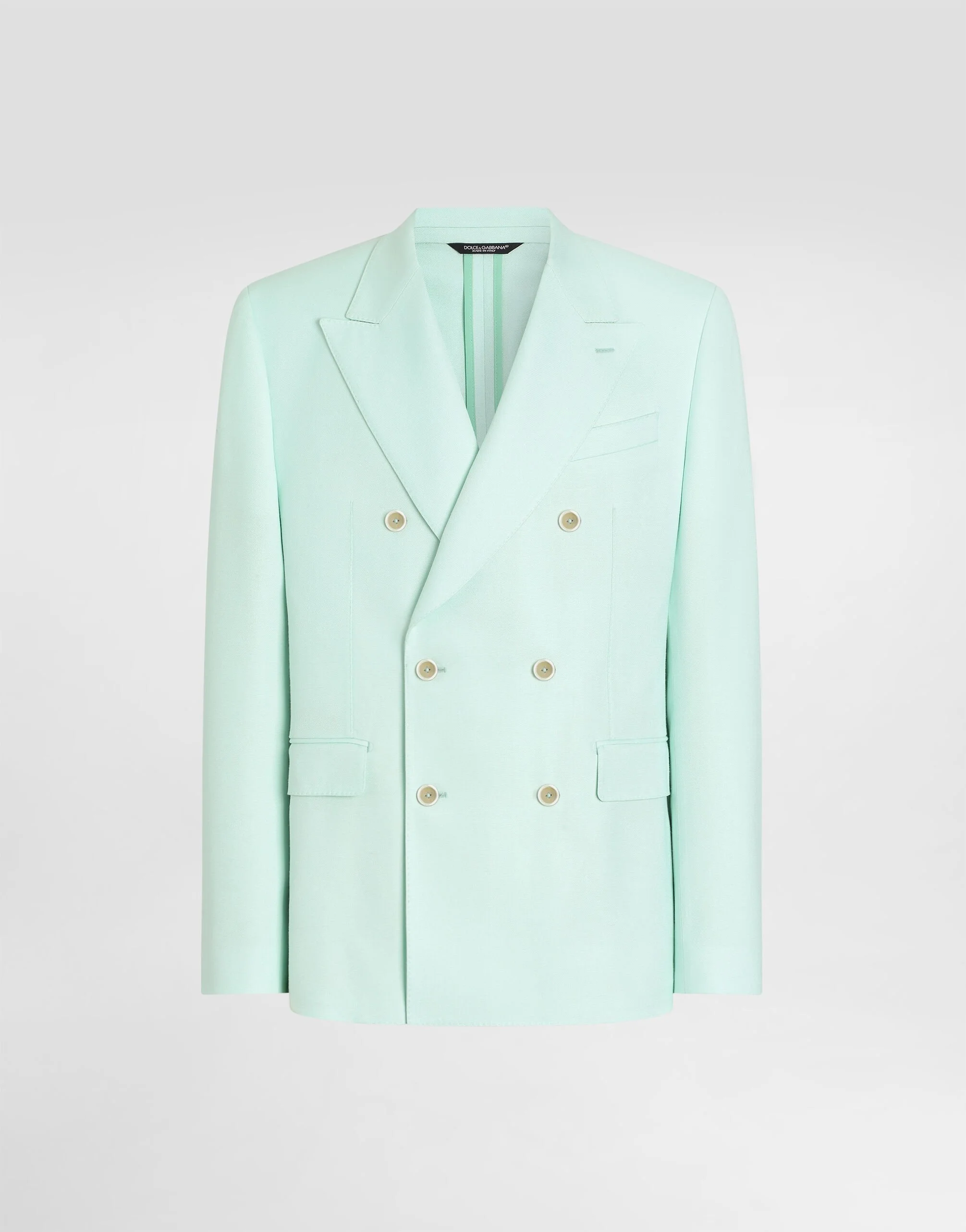 Sicilia light double-breasted viscose jacket - 1