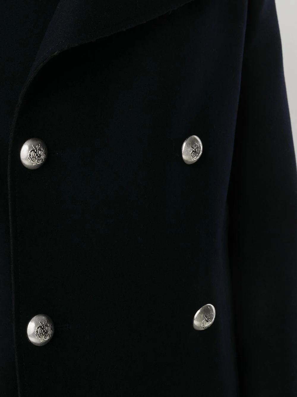 double-breasted wool coat - 5