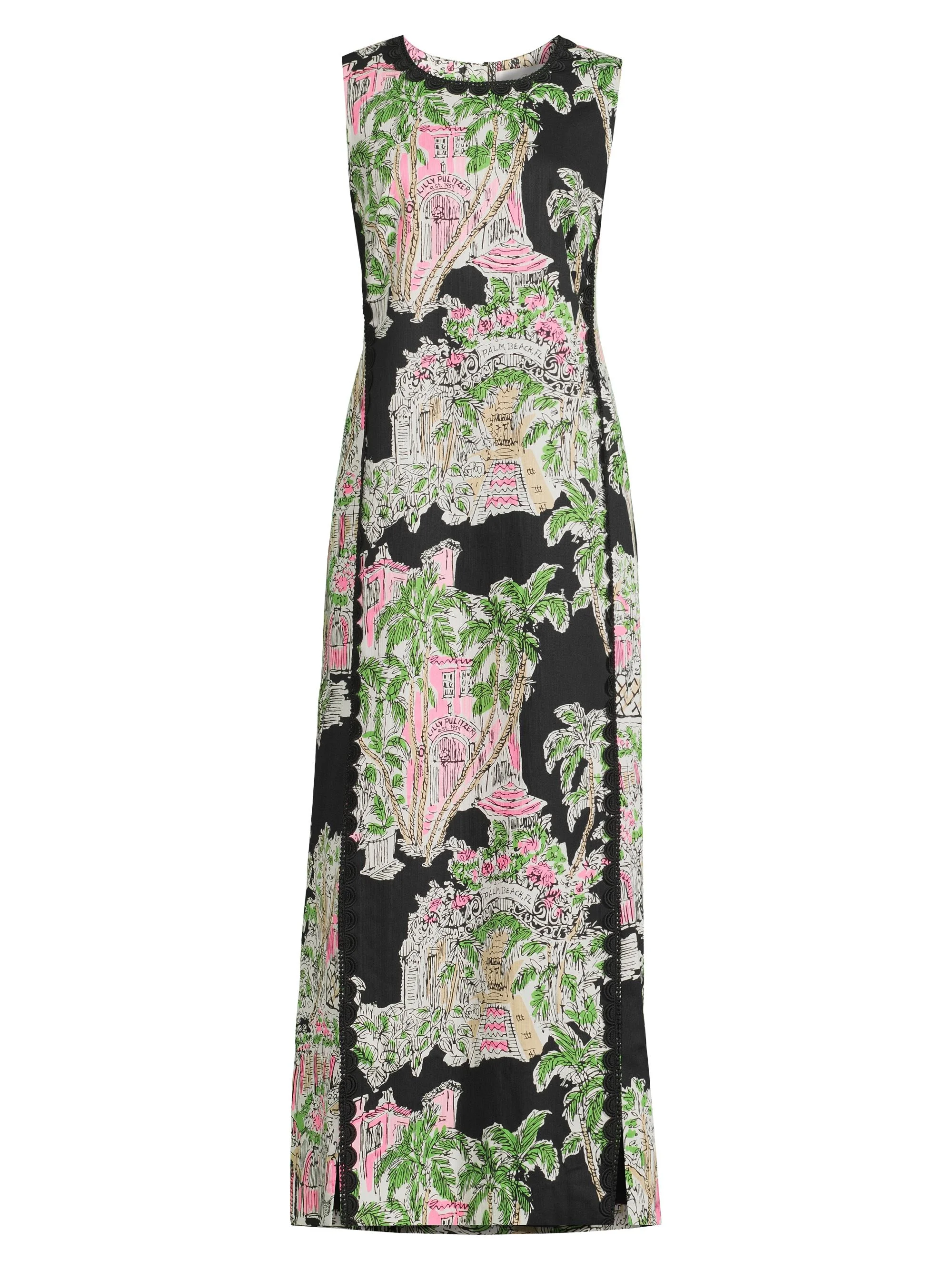 Women's Darlene Stretch Maxi Shift Dress - Onyx Oversized Anniversary - 1
