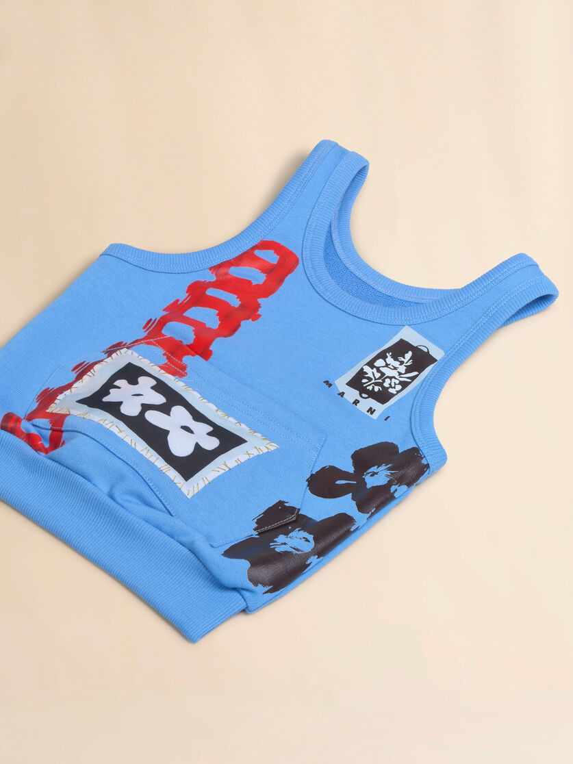 BLUE SWEATSHIRT BAG - 5