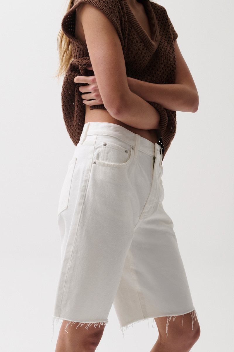NOLAN RELAXED STRAIGHT CUT OFF - PAPER WHITE 3