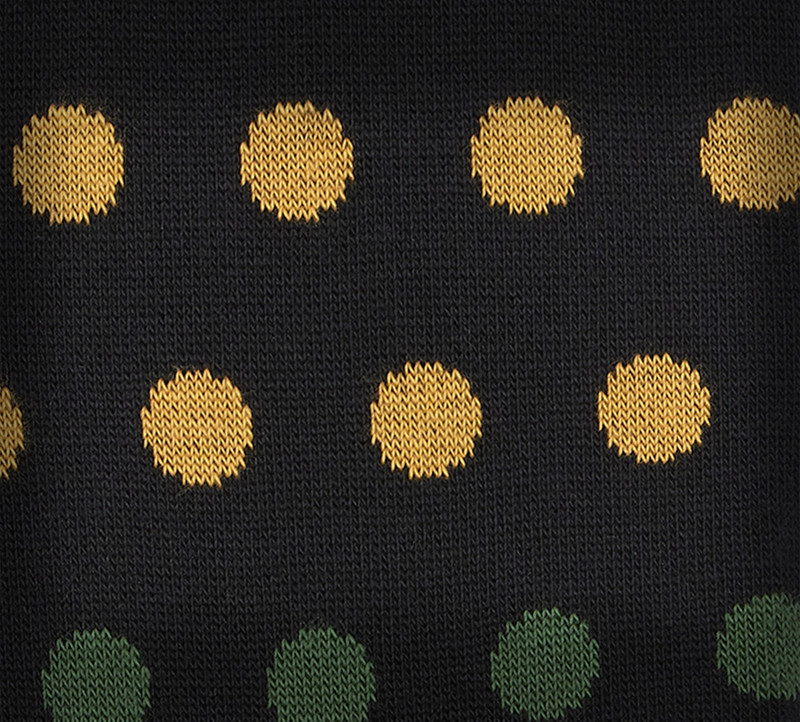 Black Polka Cotton-Blend Socks 4