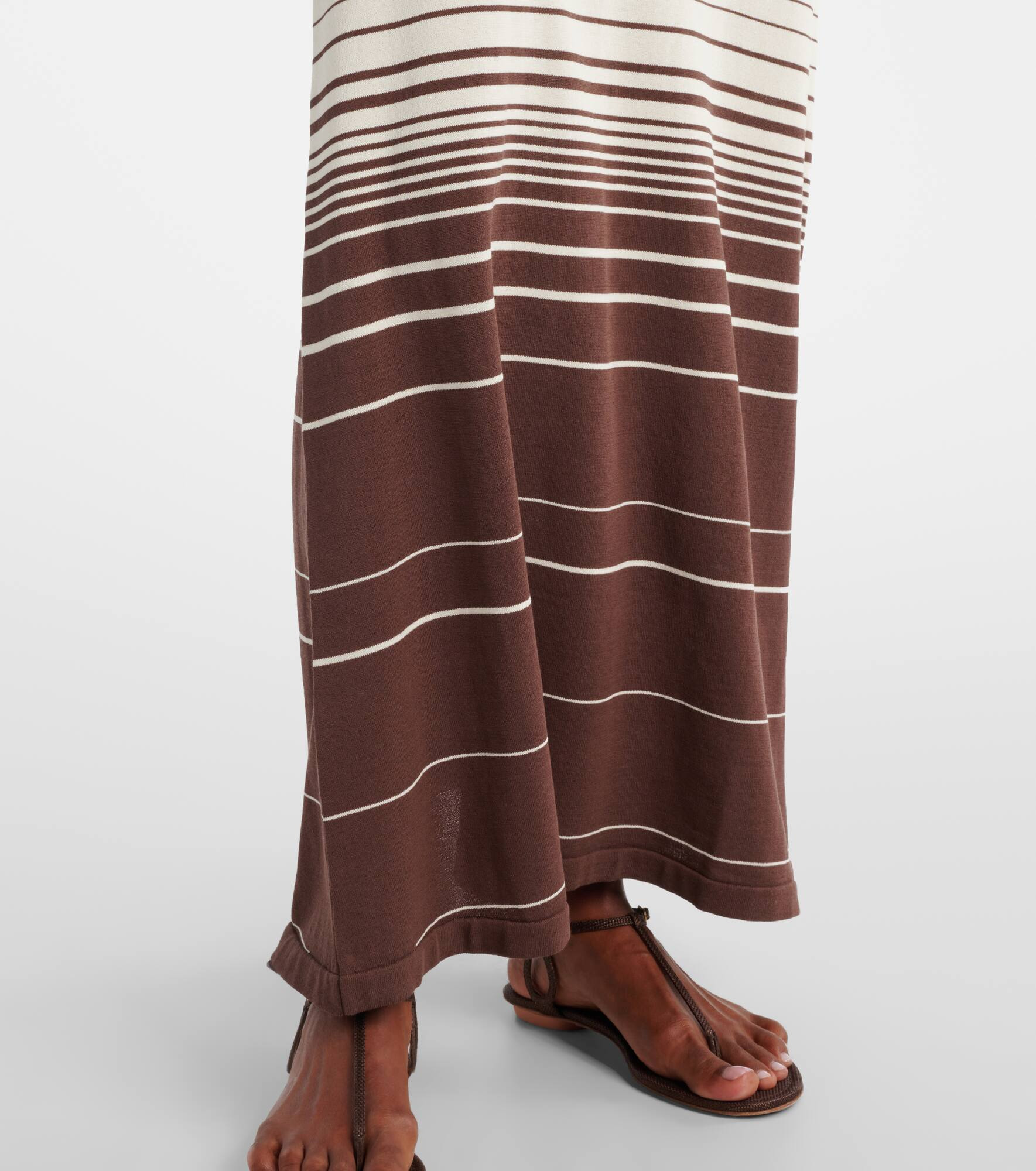 Idun striped cotton-blend maxi dress - 5