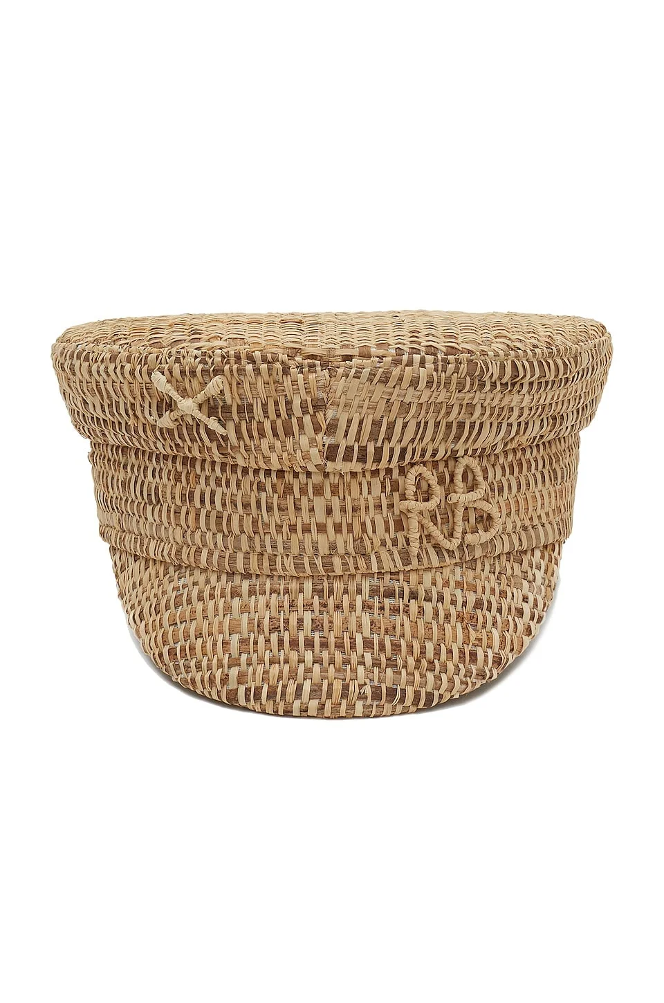 Monogram Embellished Baker Boy Cap - 1