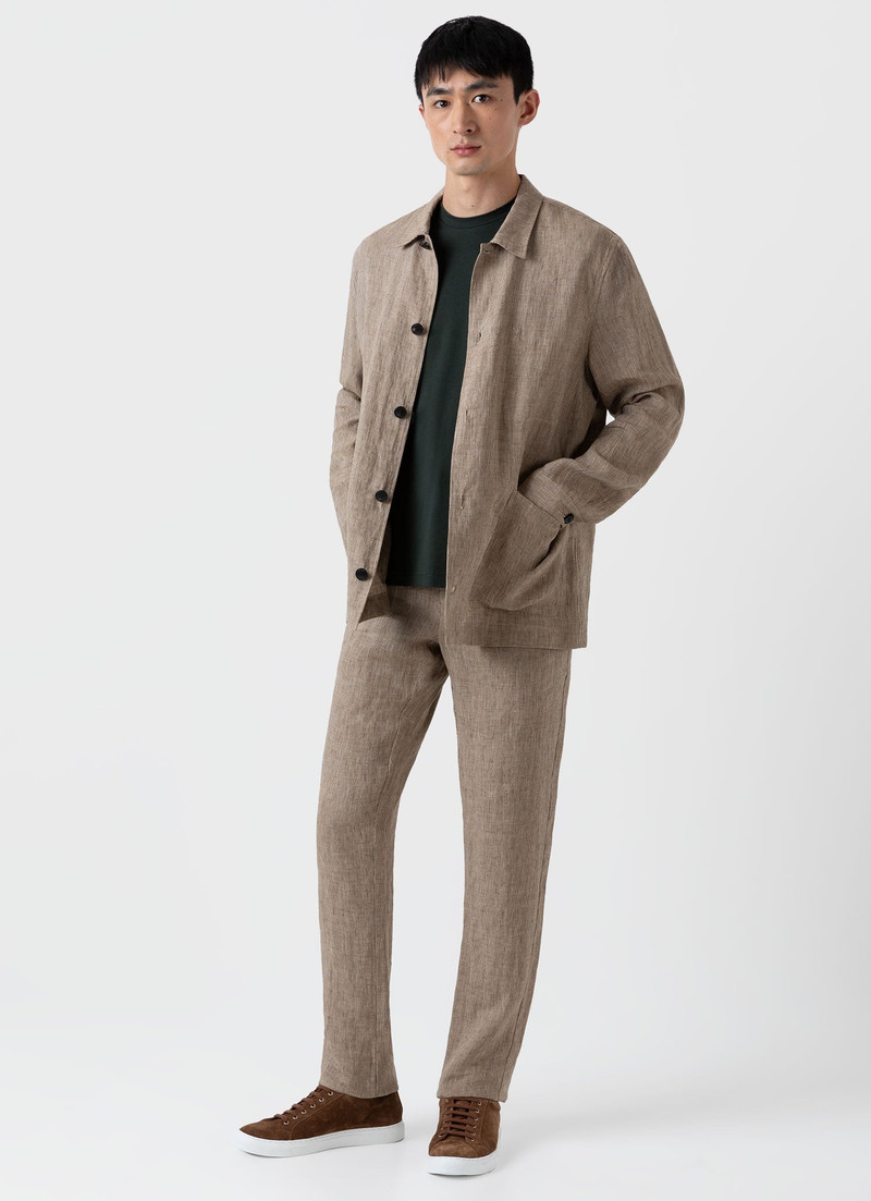 Sunspel Linen Twin Pocket Jacket outlook