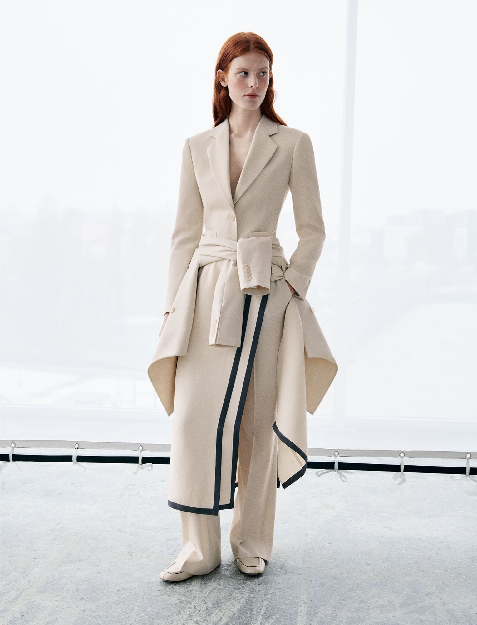 Tailoring Wool Stretch Glenview Jacket - 6