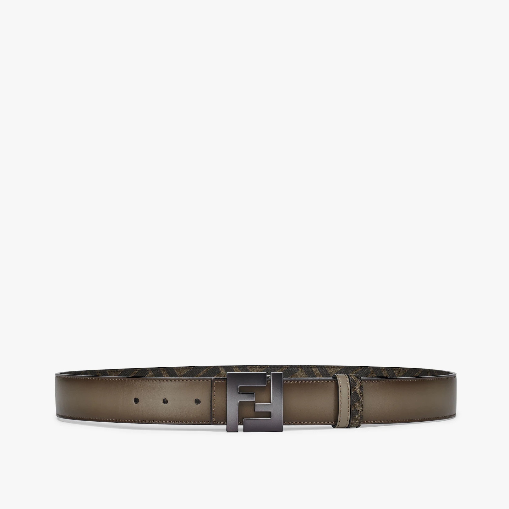 Brown leather belt - 1