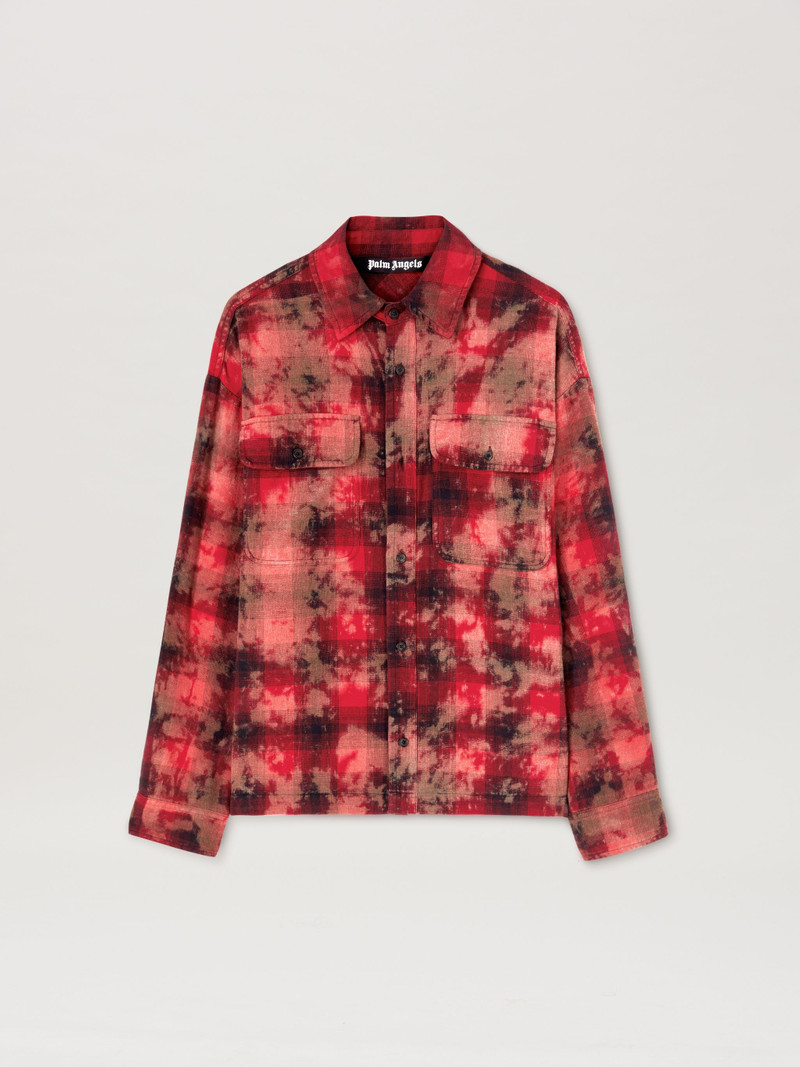 Curved Logo Check Shirt 1