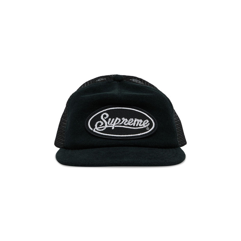 Supreme Terry Mesh Back 5-Panel 'Black' - 1
