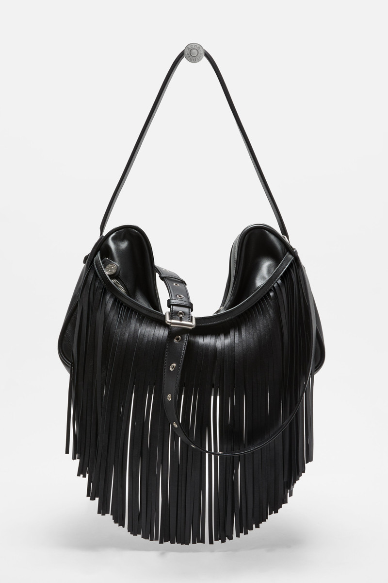 Camero Camera Fringed Shoulder Bag - Black 3
