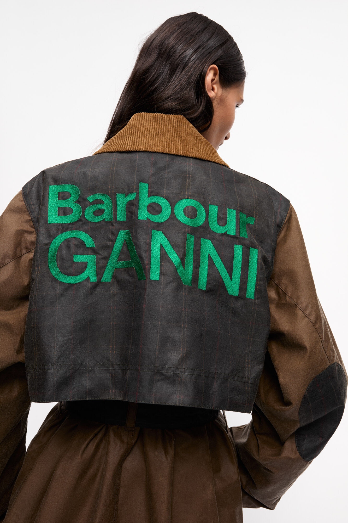 GANNI X BARBOUR WAXED TRENCH COAT - 5