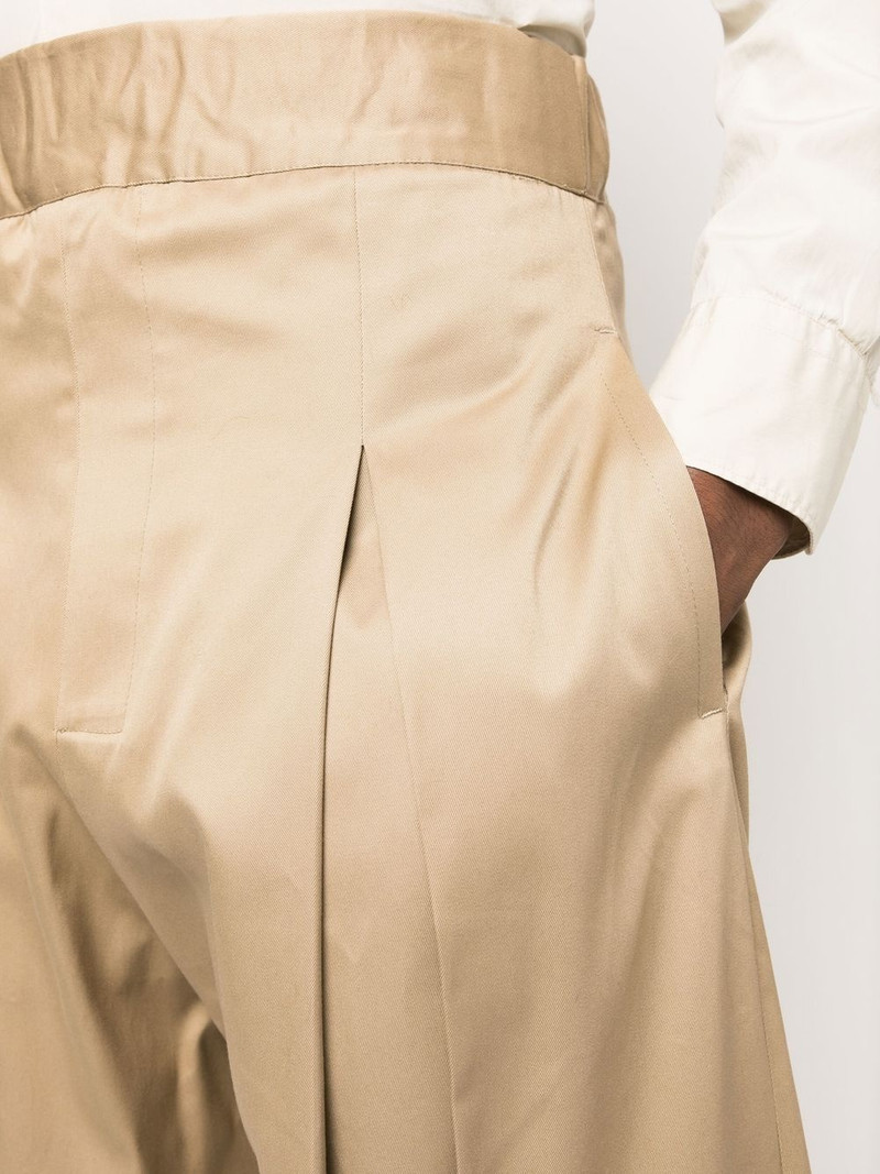 box-pleat wide-leg trousers 5