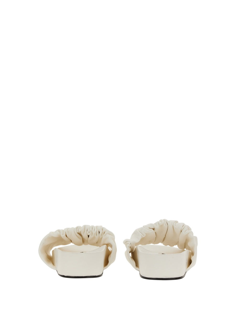 Jil Sander Women Low Leather Sandals - 3