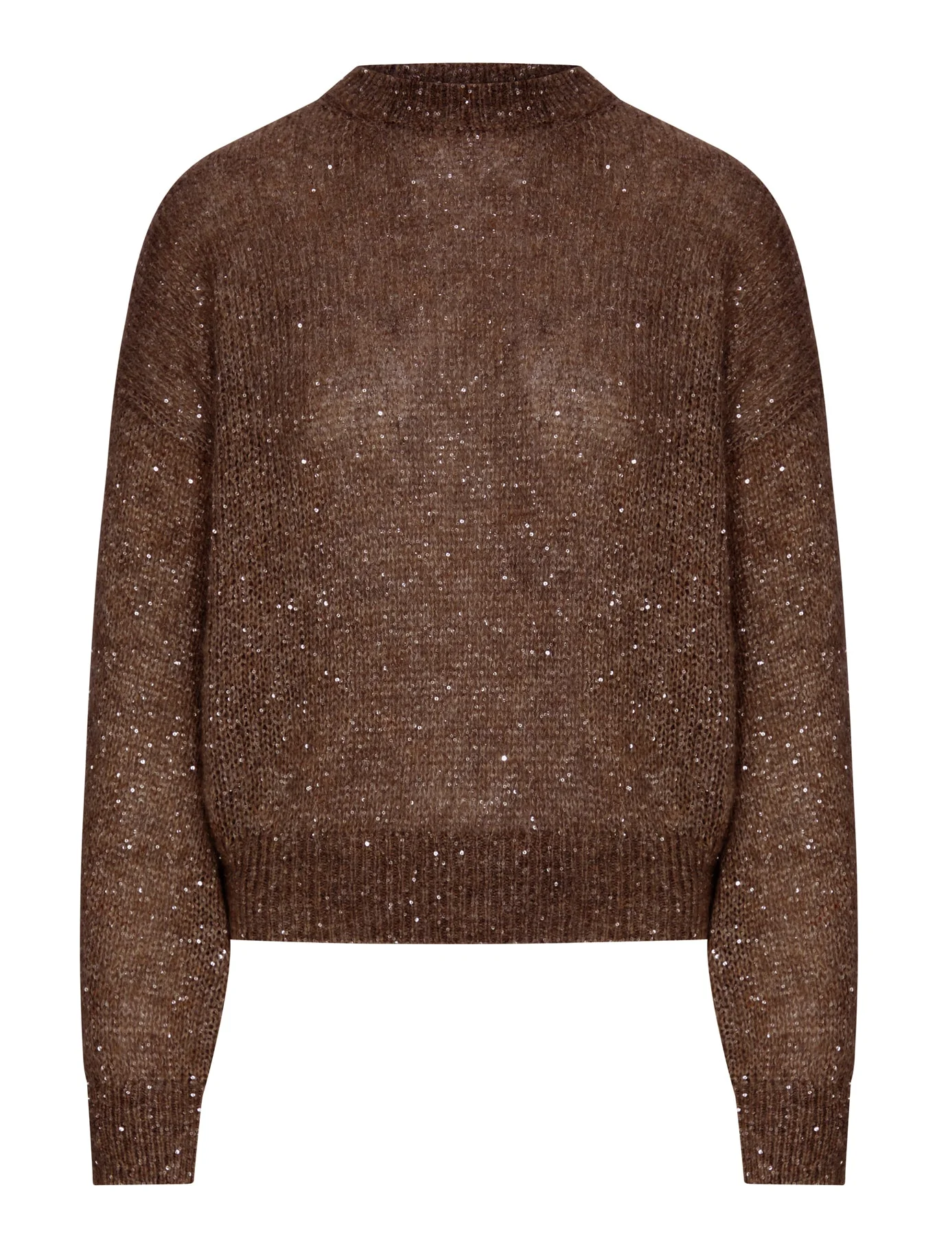 LUREX YARN SWEATER WITH SEQUINS - 1