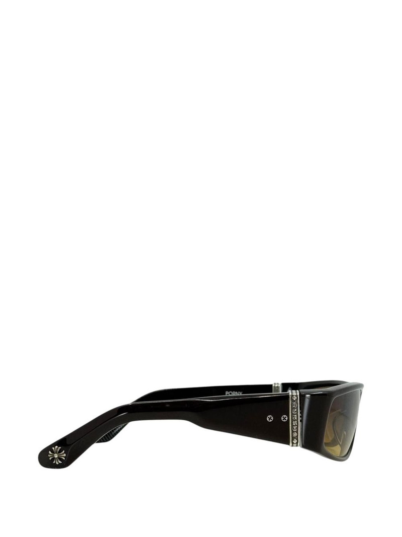 Chrome Hearts Porny rectangle-frame sunglasses outlook