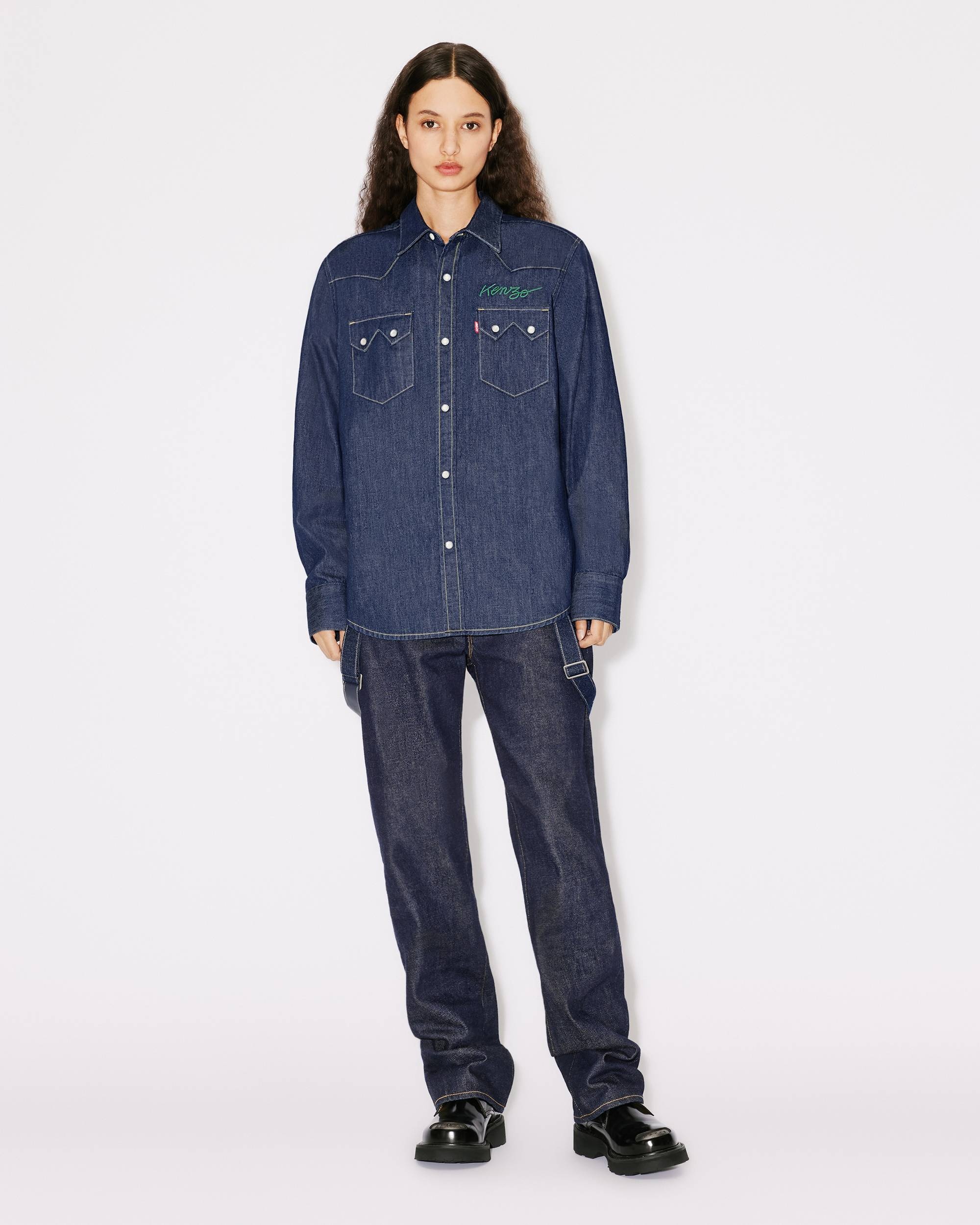 KENZO x LEVI'S® denim genderless cowboy shirt - 11