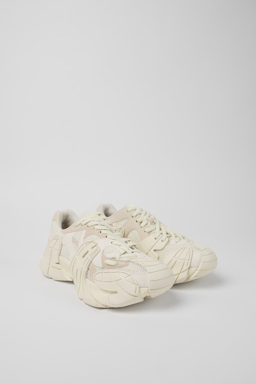 White Textile Sneakers - 2