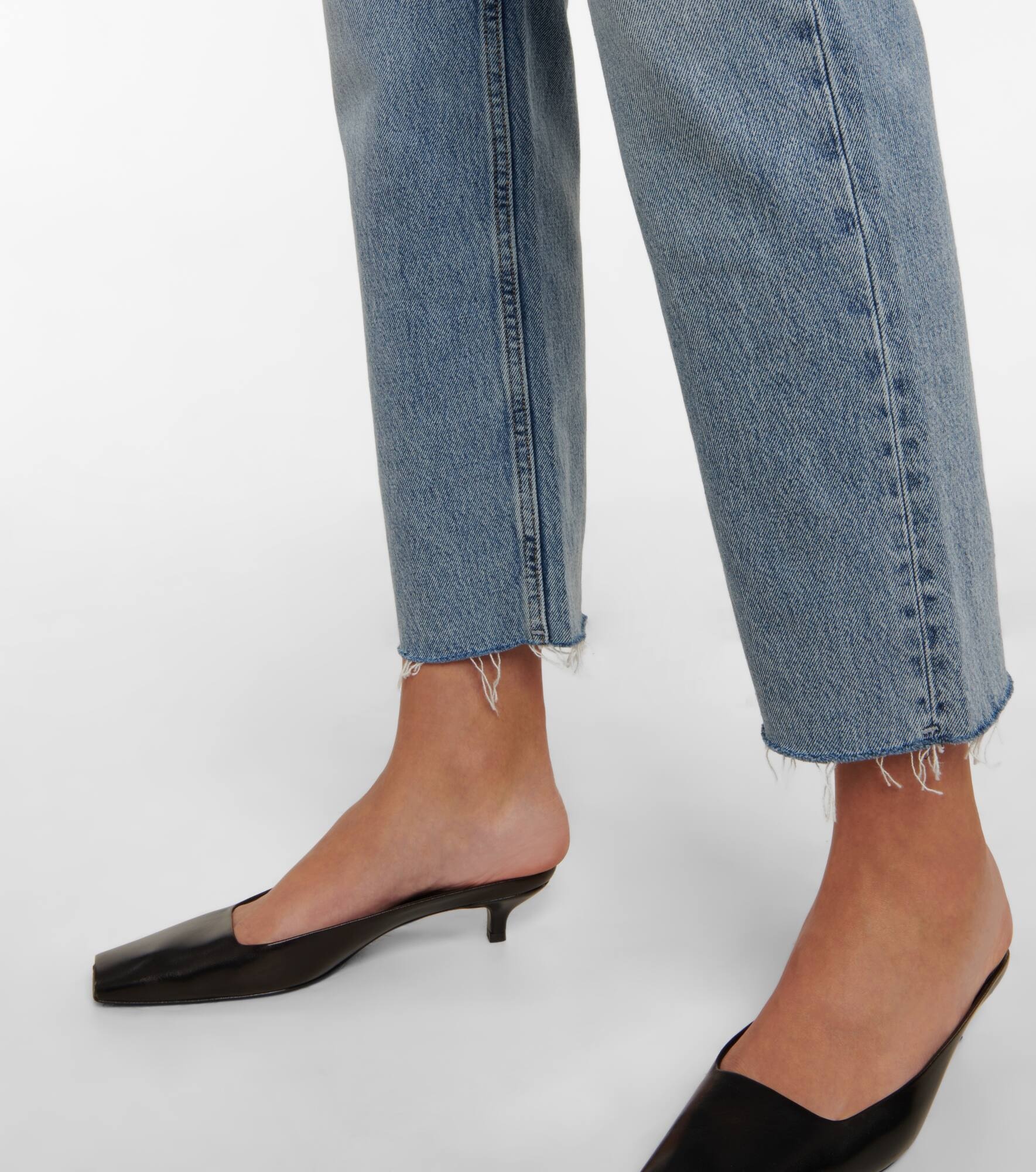 High-rise straight jeans - 5