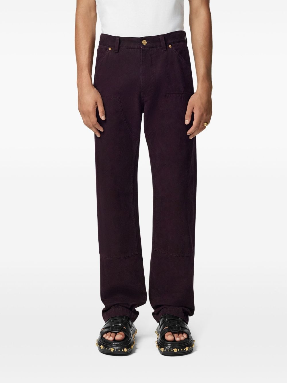 straight-leg trousers - 3