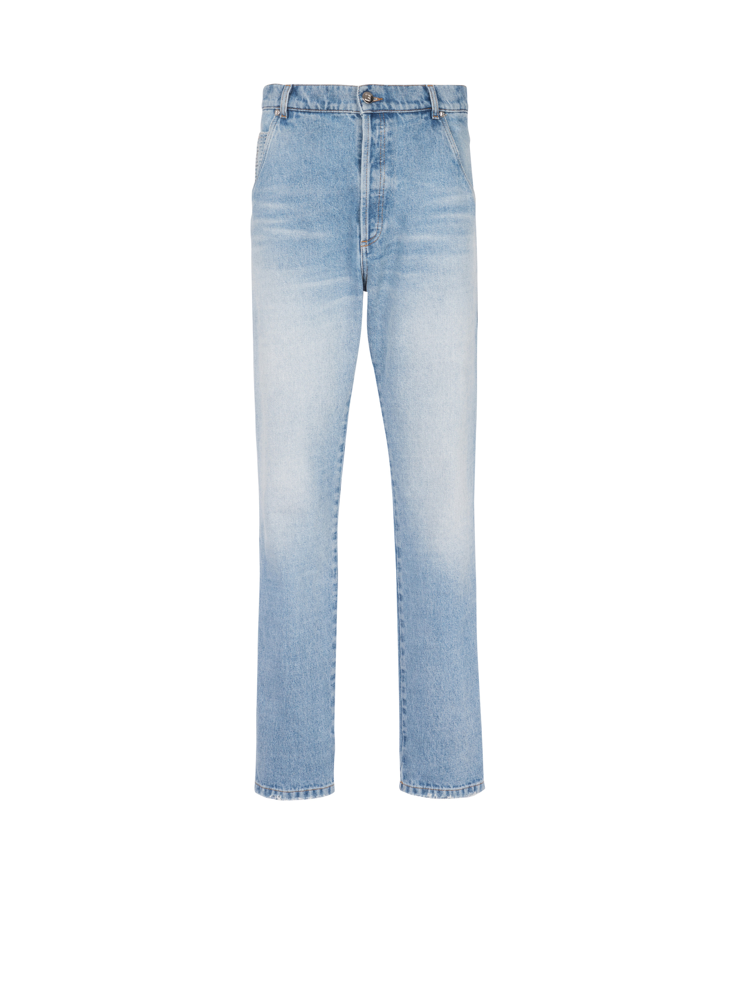 Balmain Straight cut cotton jeans