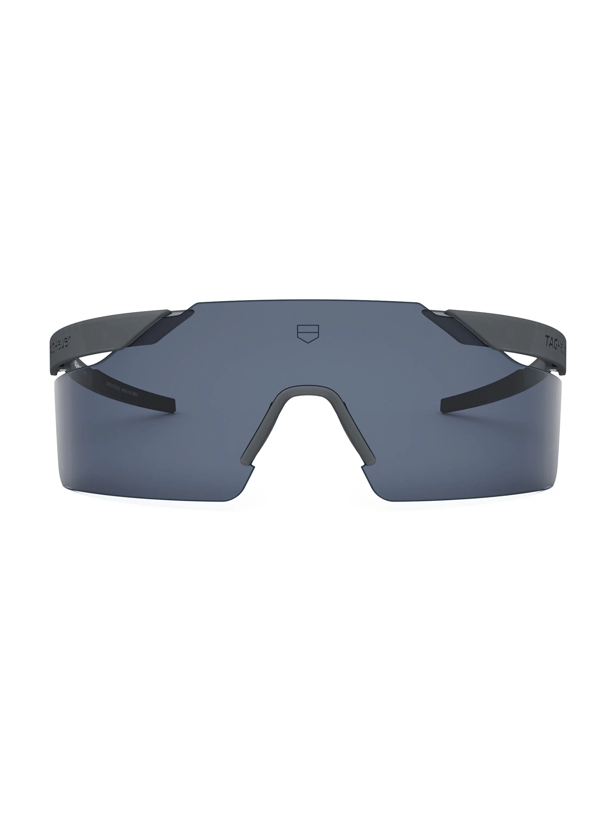 Men's 56MM Shield Sunglasses - Grey Blue - 1