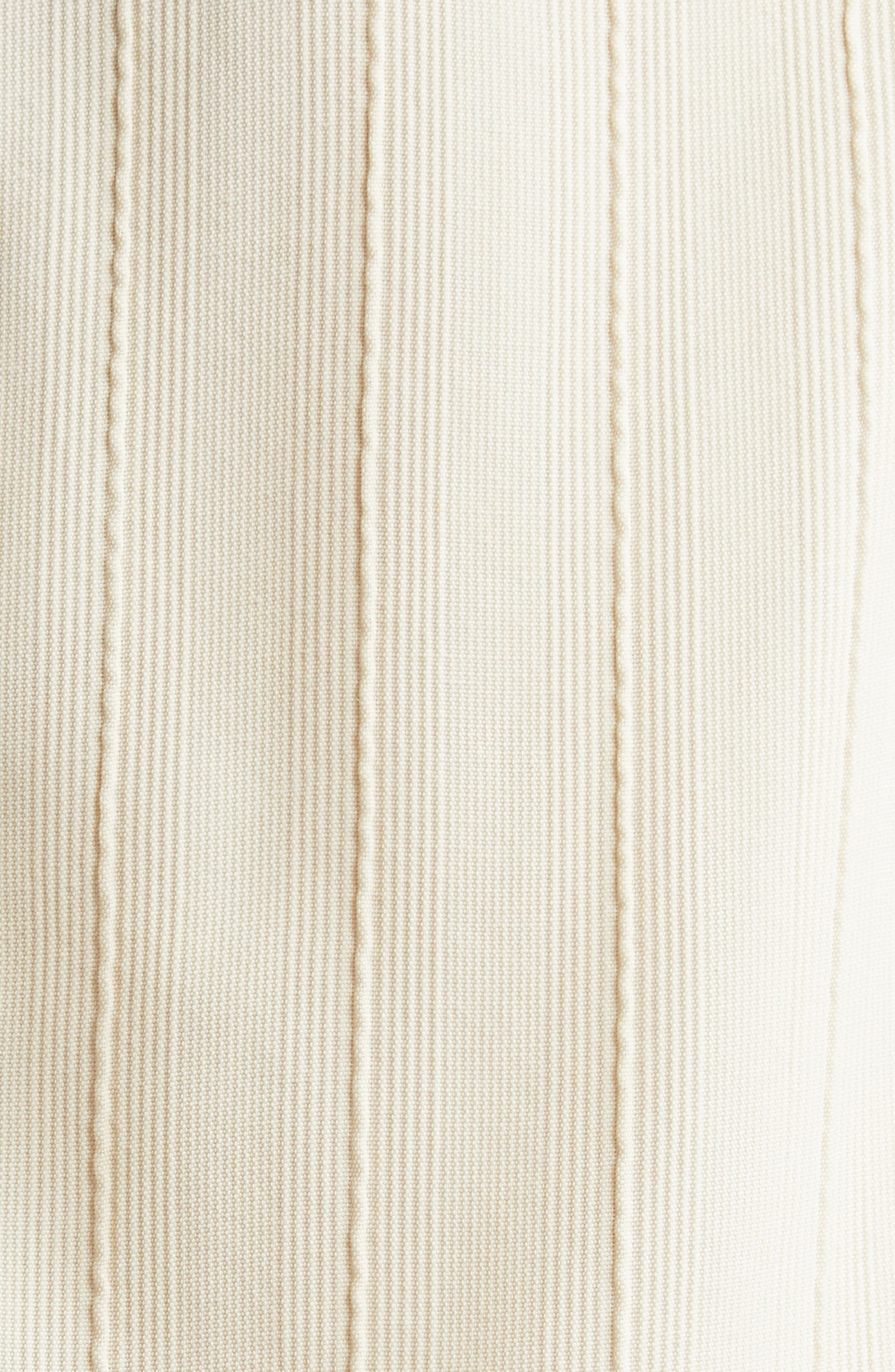 TOTEME Textured Stripe Sleeveless Top in Ecru at Nordstrom - 6
