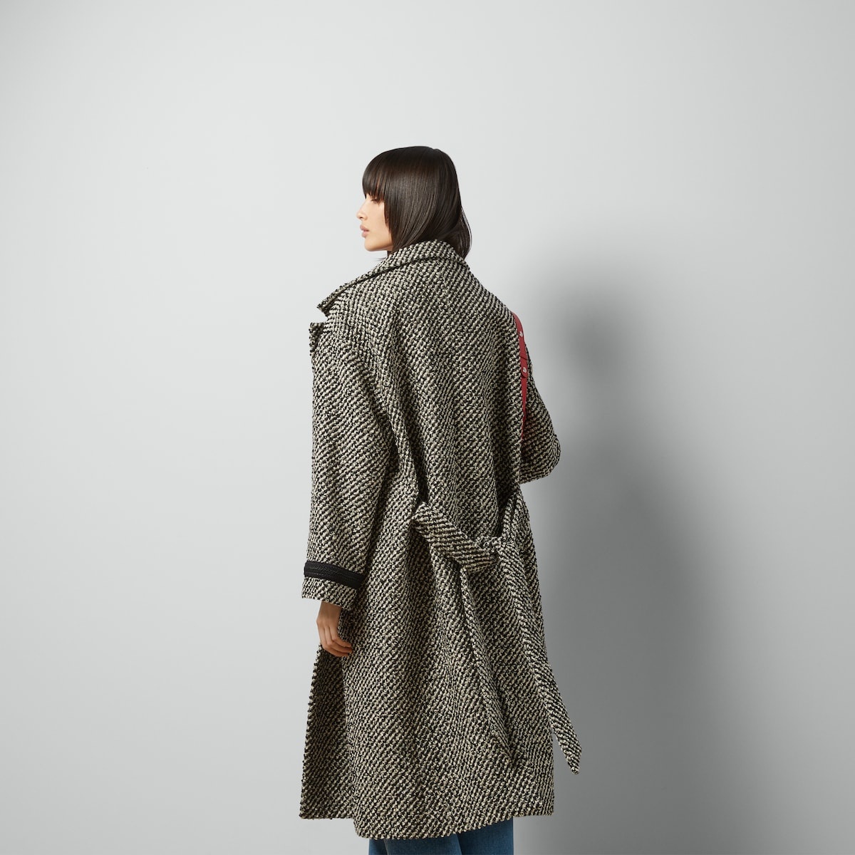 Bouclé wool coat - 6