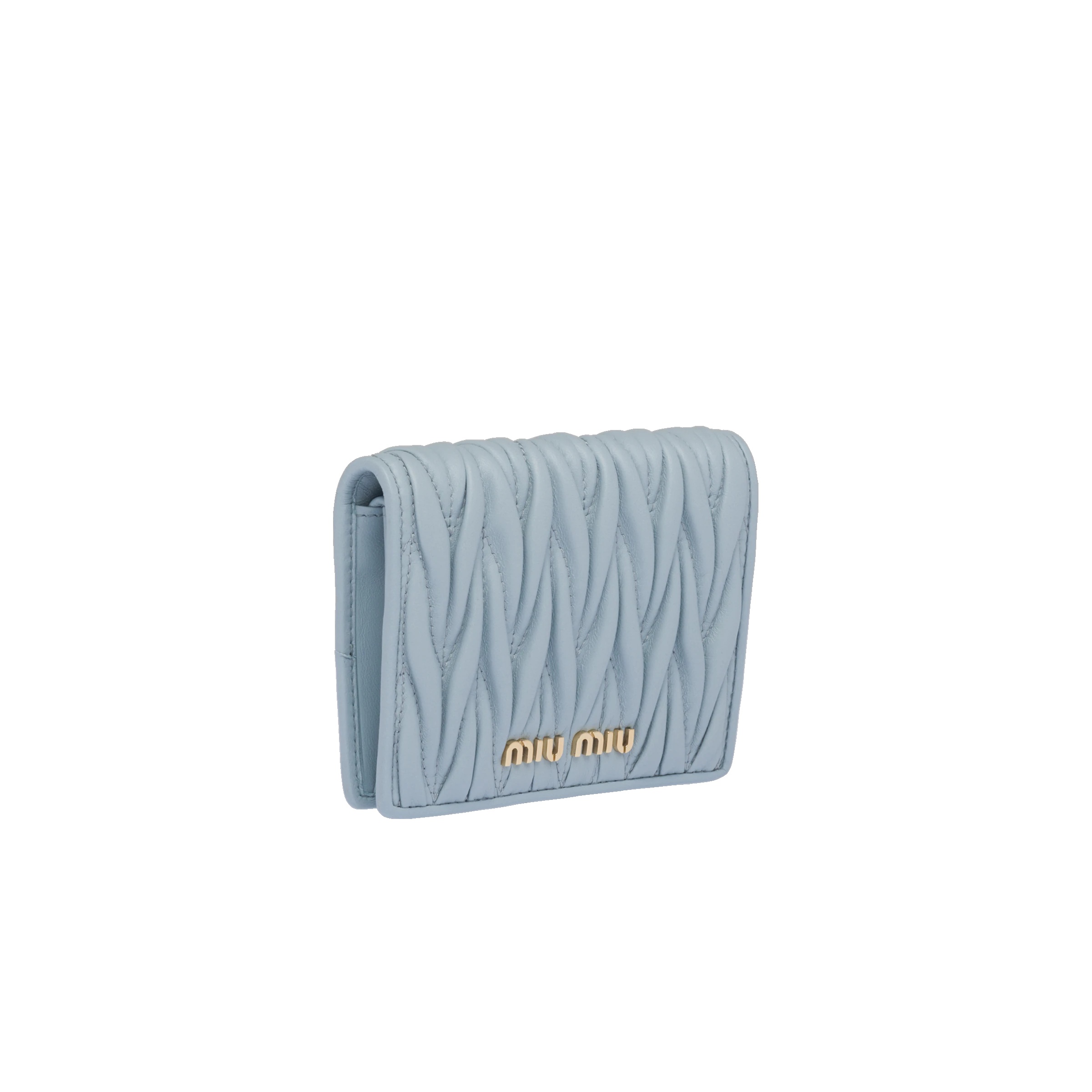 Small matelassé nappa leather wallet - 3