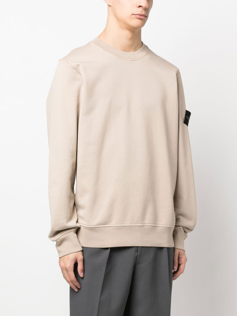 Compass-patch crew-neck sweatshirt 3