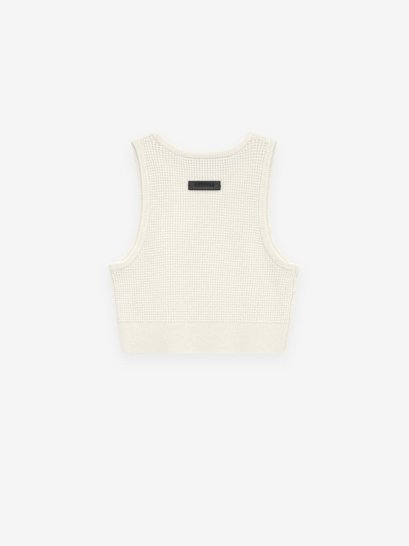 ESSENTIALS Womens Waffle Sport Tank outlook
