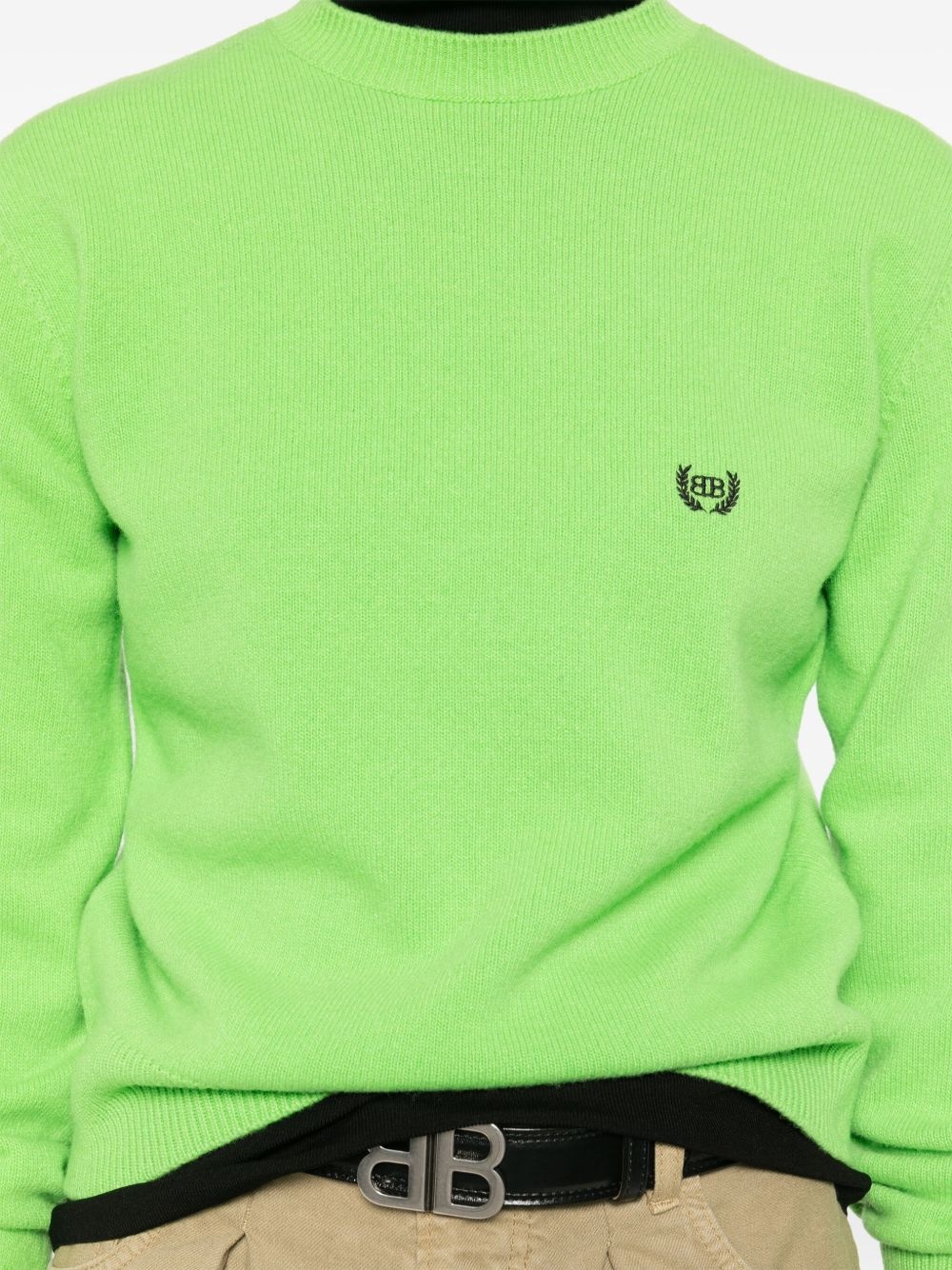 logo-embroiderde sweater - 5