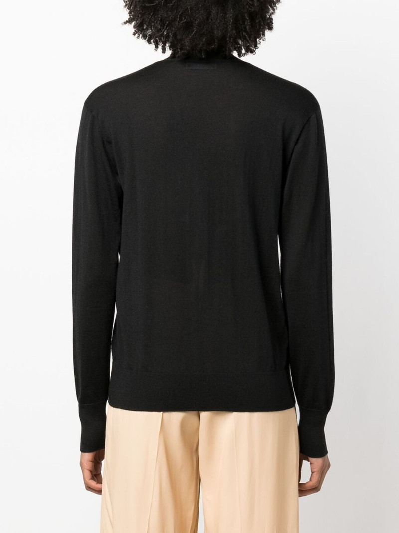 fine-knit V-neck cardigan 4