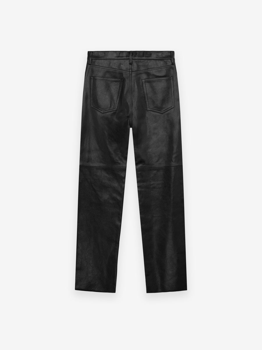 Leather 5 Pocket Pants - 2