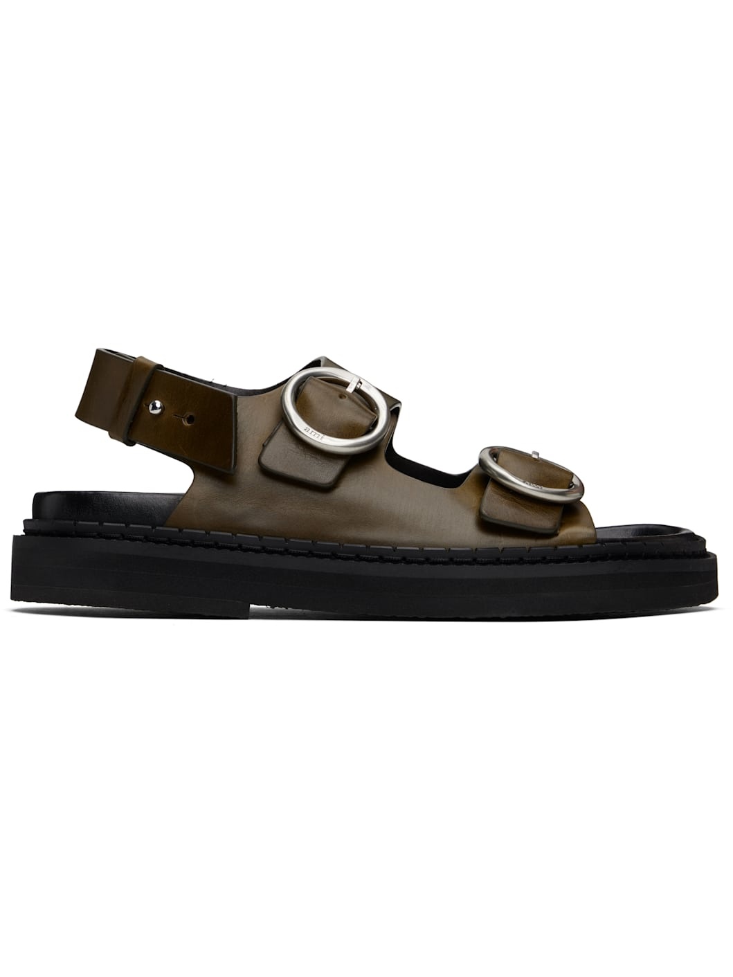 Khaki Fussbet Midi Sandals - 1