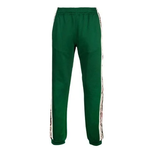 Gucci Printed Side Stripe Track Pant 'Green' 575739-XJBA8-3134 - 1
