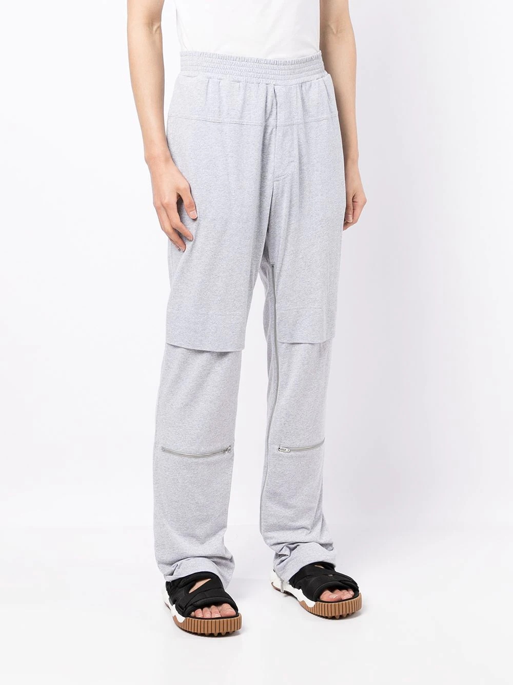 straight-leg track pants - 3