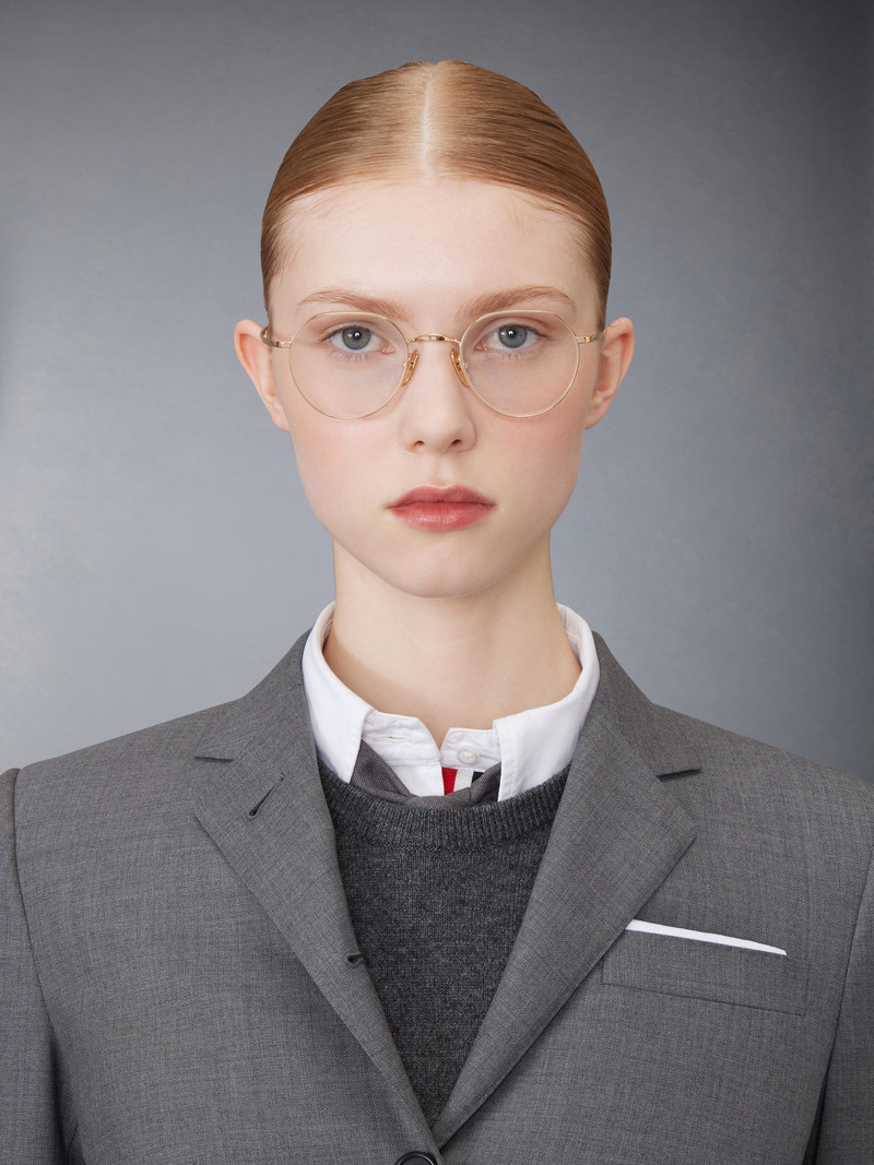 Thom Browne Titanium Round Eyeglasses outlook