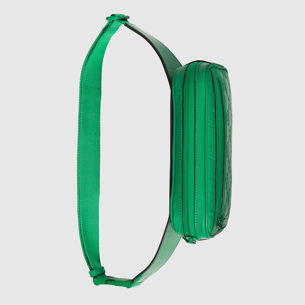 GG rubber-effect belt bag - 6