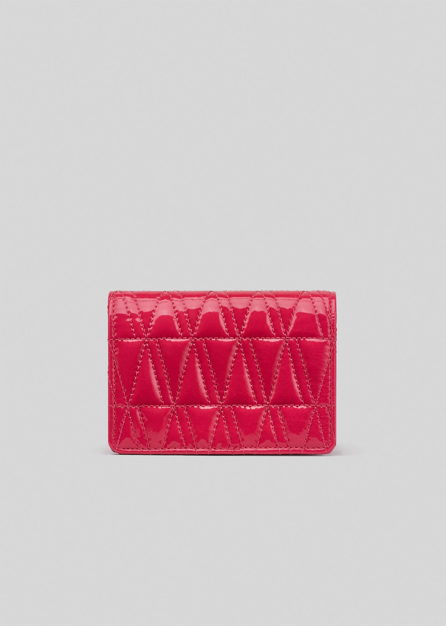 Virtus Quilted Naplak Small Chain Wallet - 4