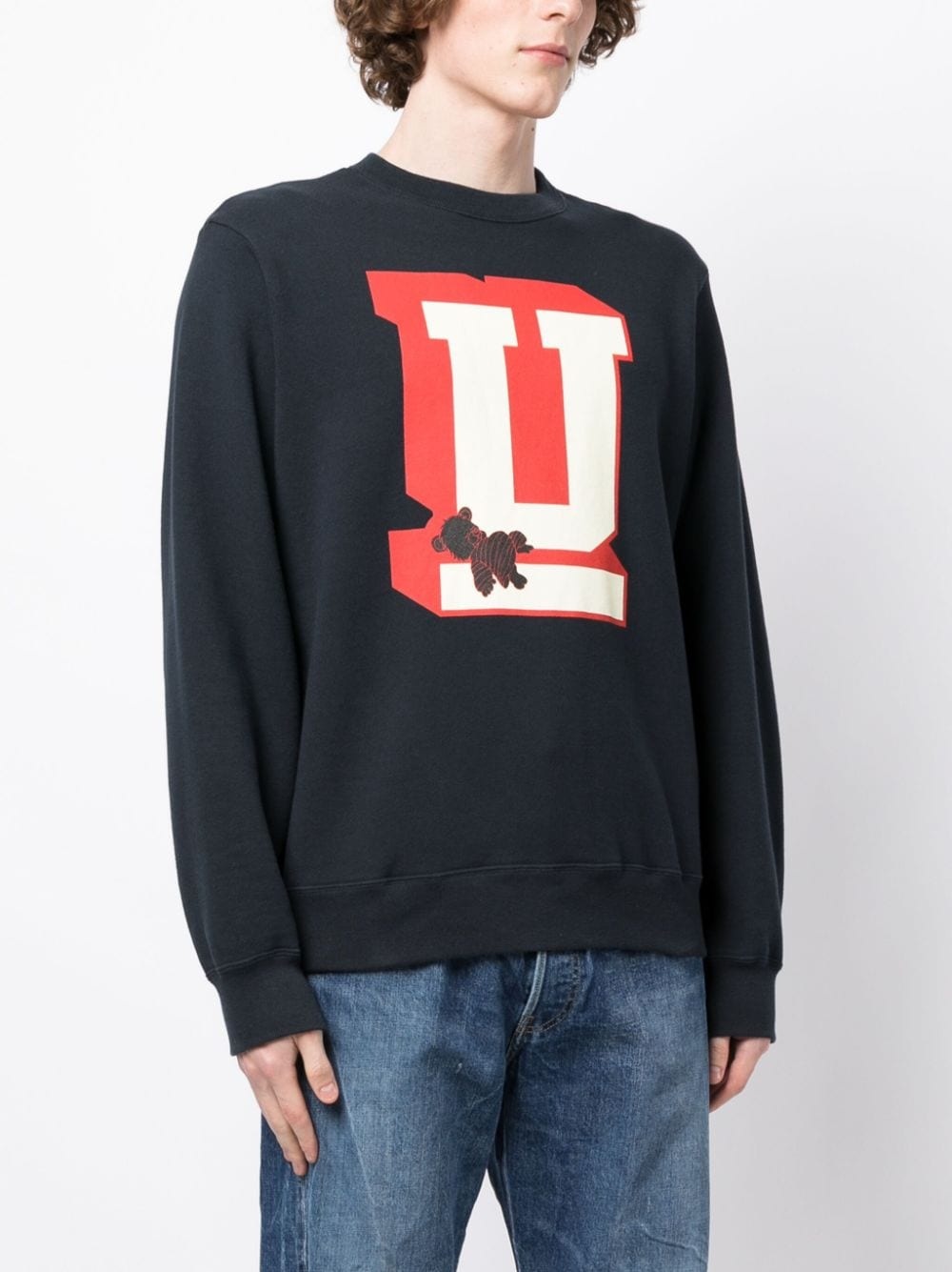 graphic-print cotton sweatshirt - 3