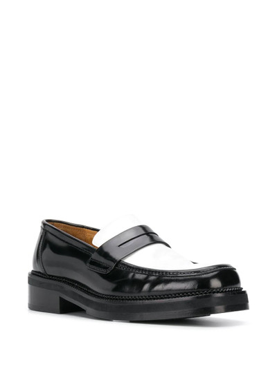 AMI Paris bicolour leather loafer outlook