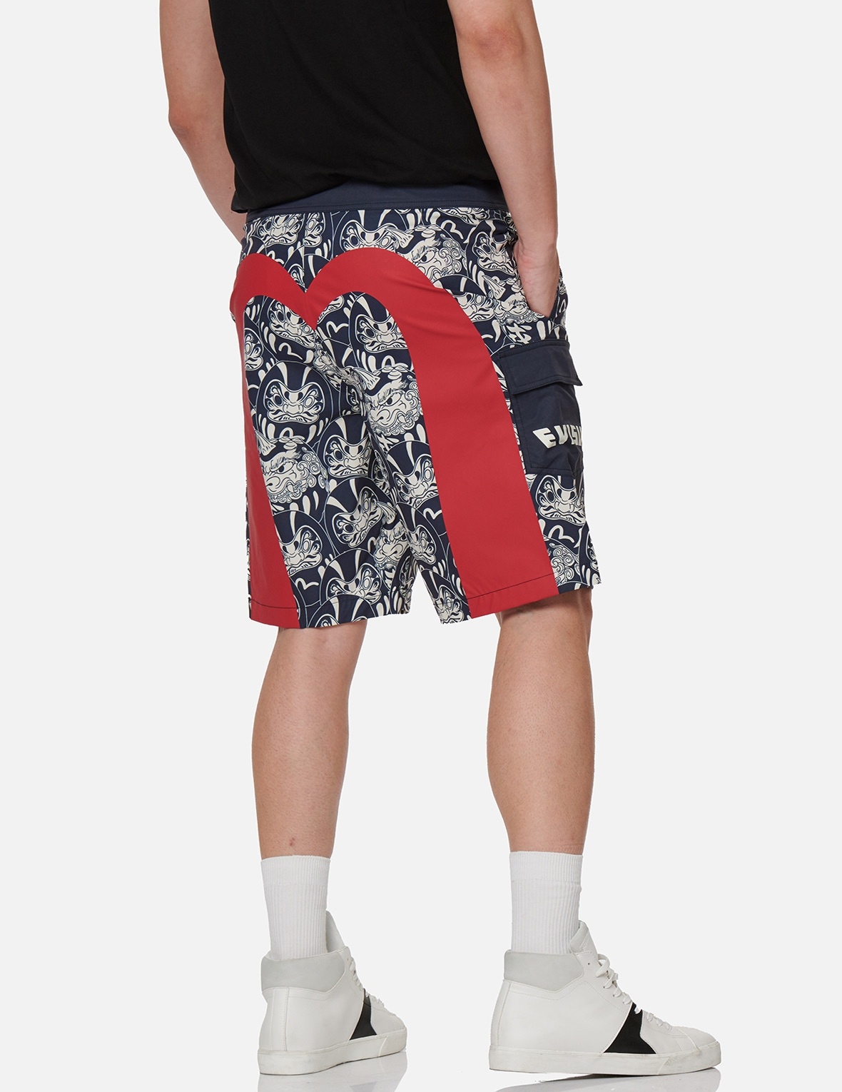 ALLOVER DARUMA BUDDIES PRINT BOARD SHORTS - 7